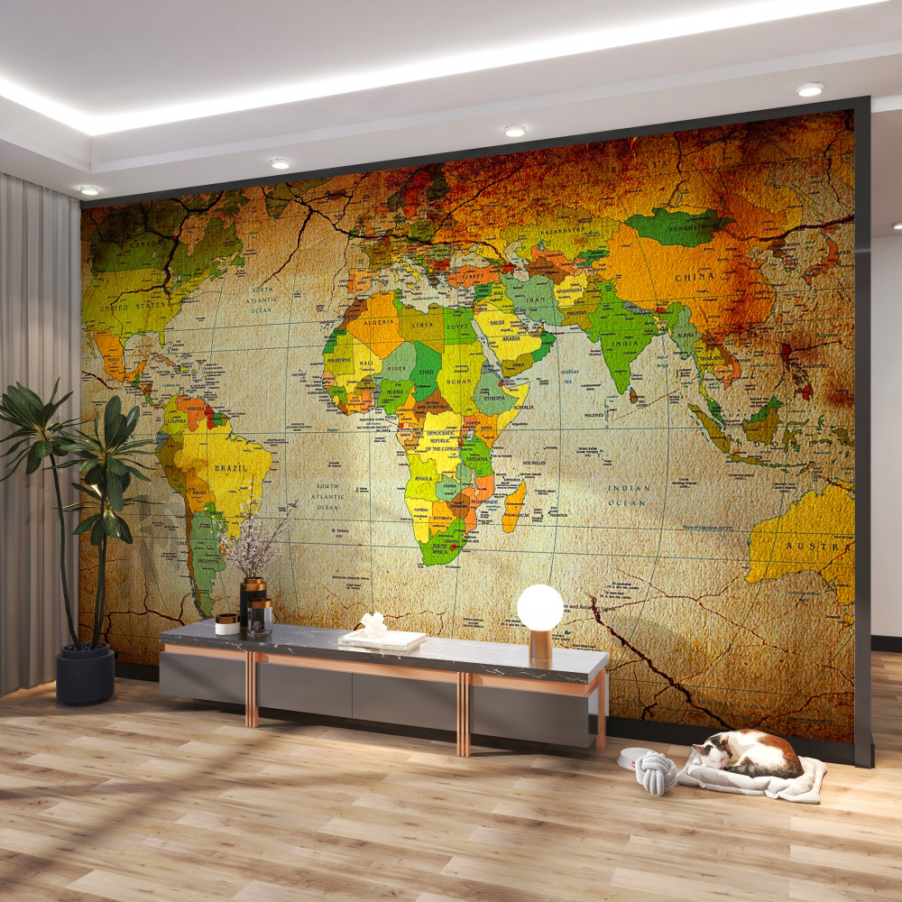 Fototapeten Weltkarten