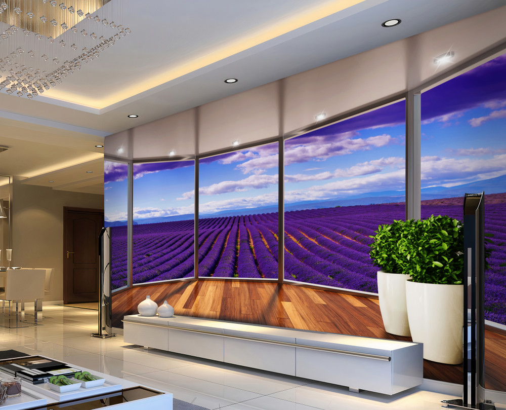 Fototapeten Lavendel