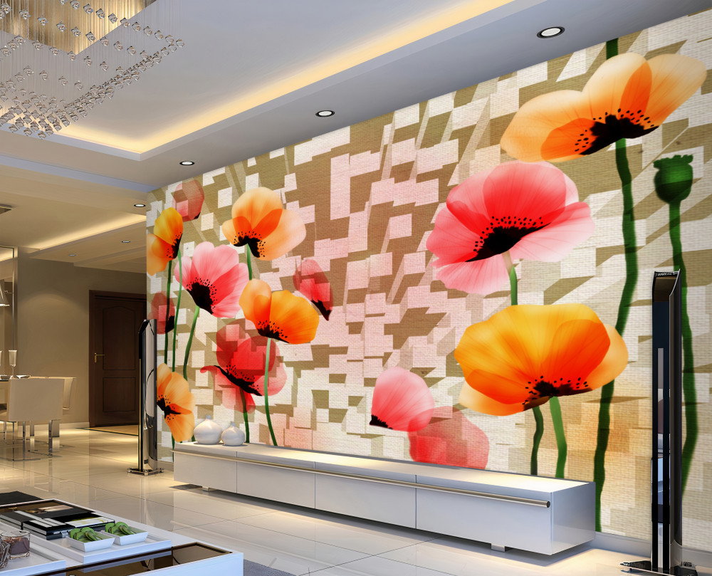 Fototapeten Mohnblumen