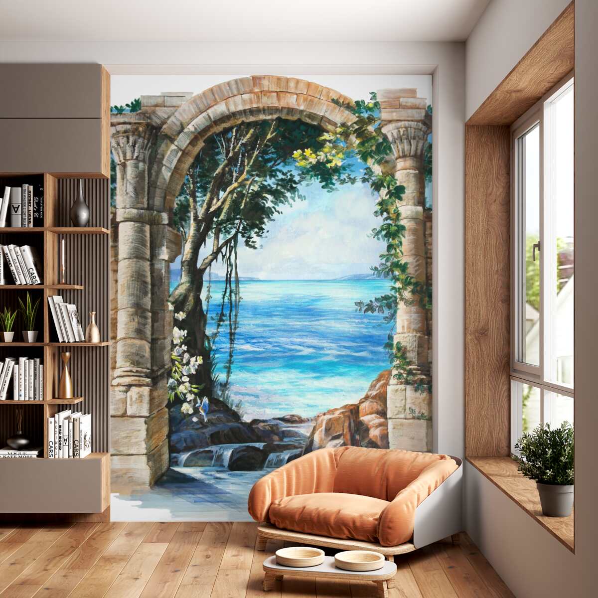 Fototapeten Gemalte Landschaften